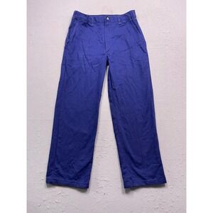 Alexandra Workwear Trousers Cotton Polyester Blue EU 46 US 32 Mens